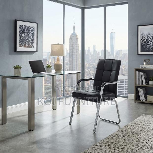 Office Chairs; Mid Backrest Office Support Leather Chairs