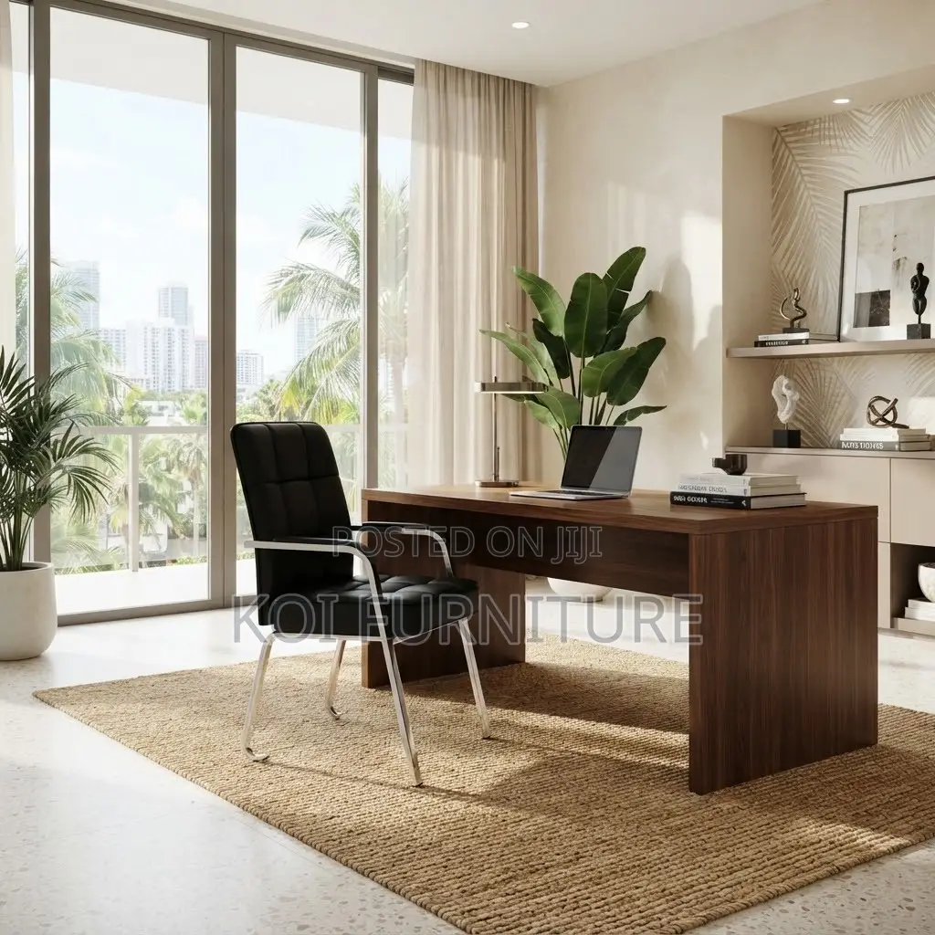 Office Chairs; Mid Backrest Office Support Leather Chairs