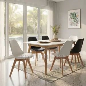 Dining Chairs; Armless Cushioned Padded Dining Chairs