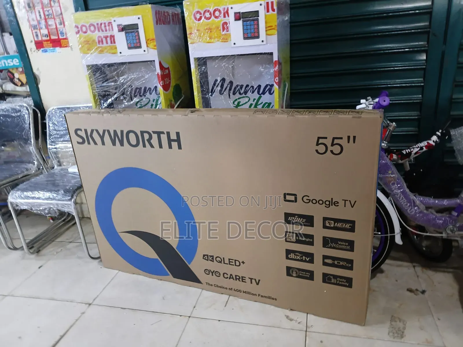 Skyworth 55" 4K QLED Eye Care Google TV