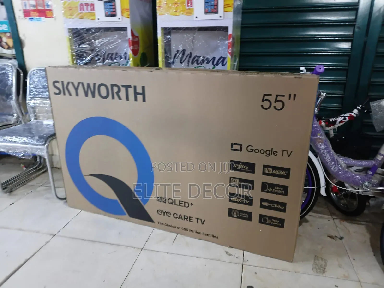 Skyworth 55" 4K QLED Eye Care Google TV
