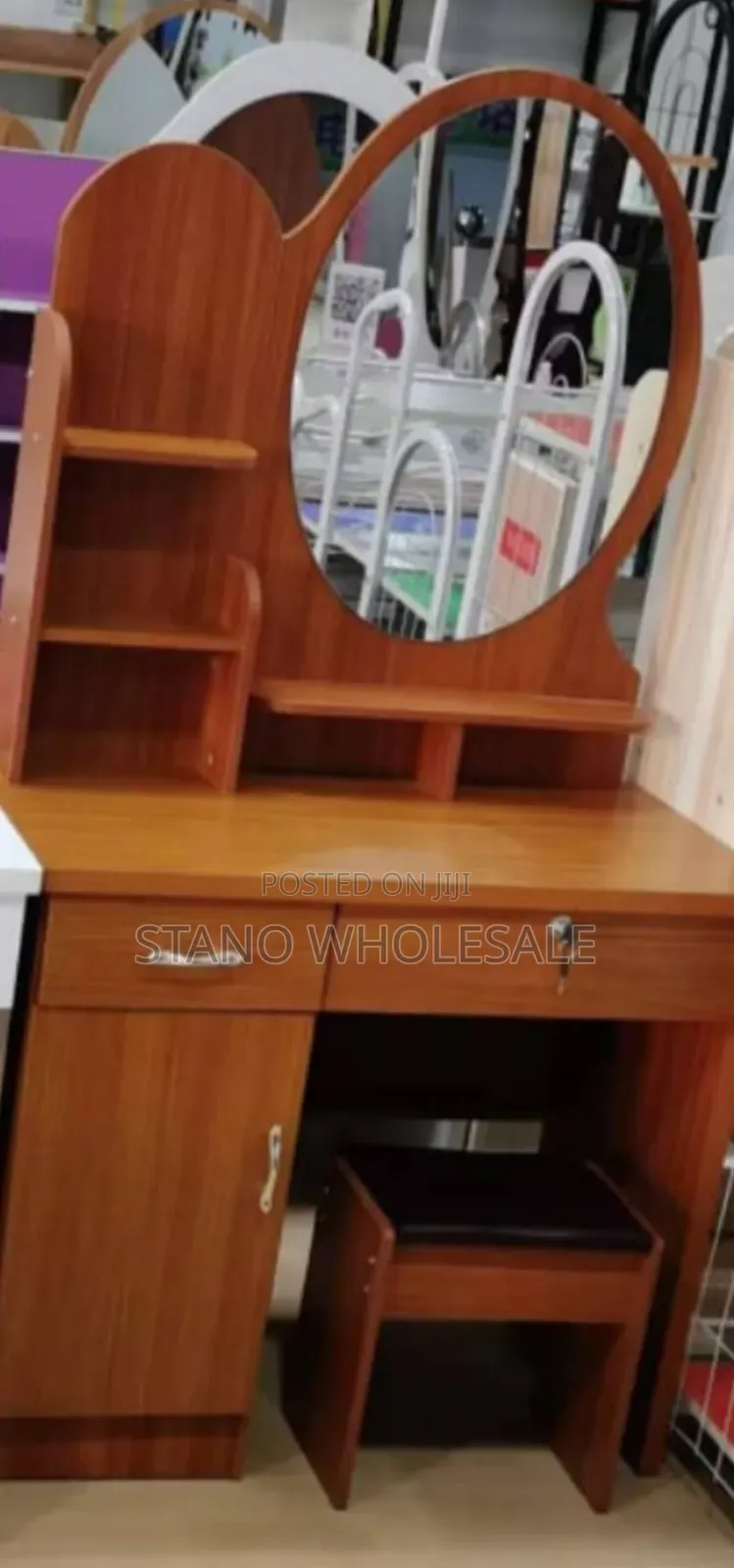 Dressing Table Black and Brown