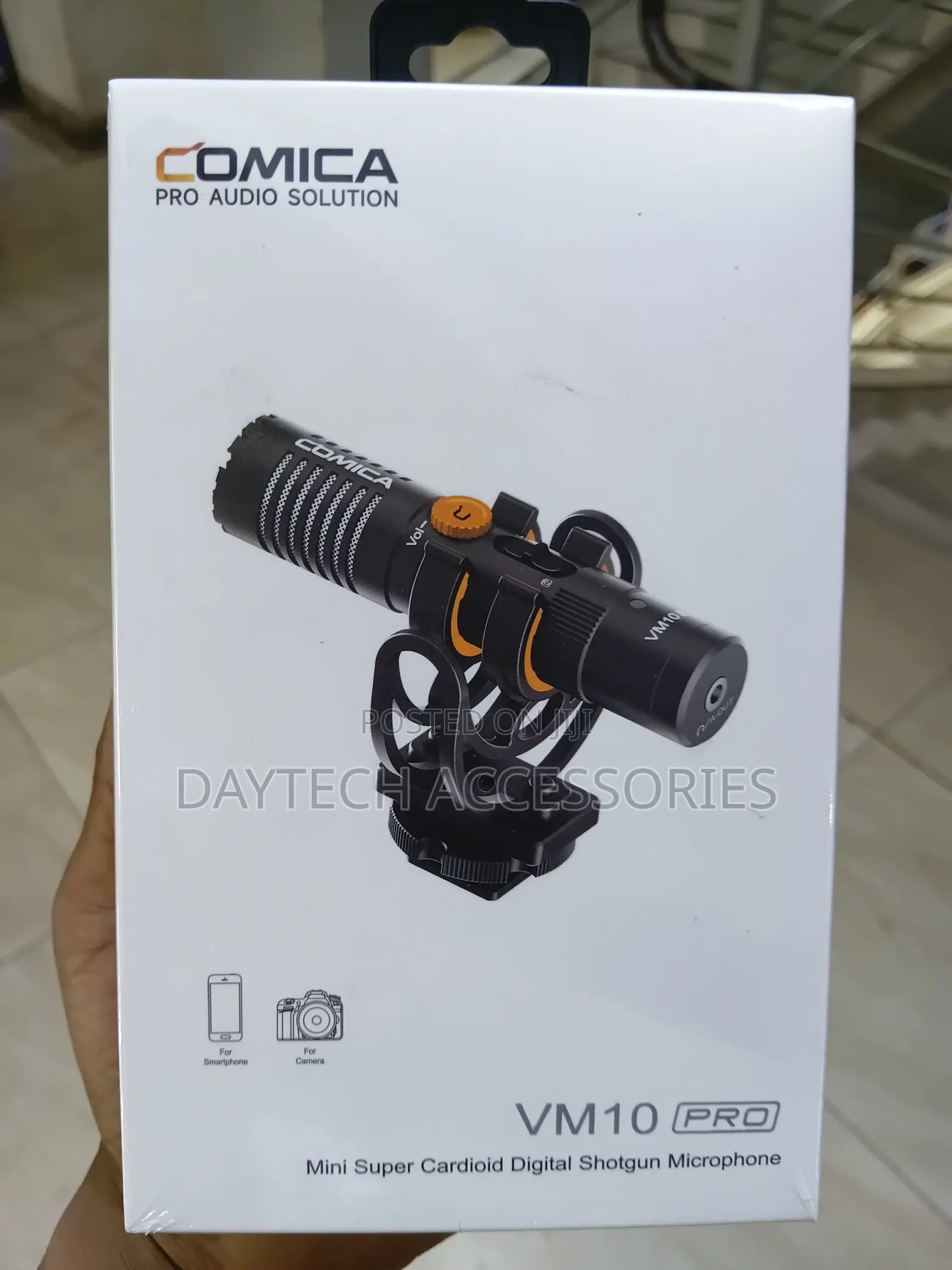 Comica VM10 Pro Camera Shotgun Microphone With Shock Mount