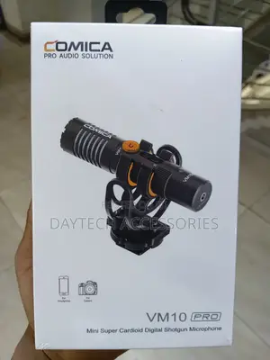 Comica VM10 Pro Camera Shotgun Microphone With Shock Mount