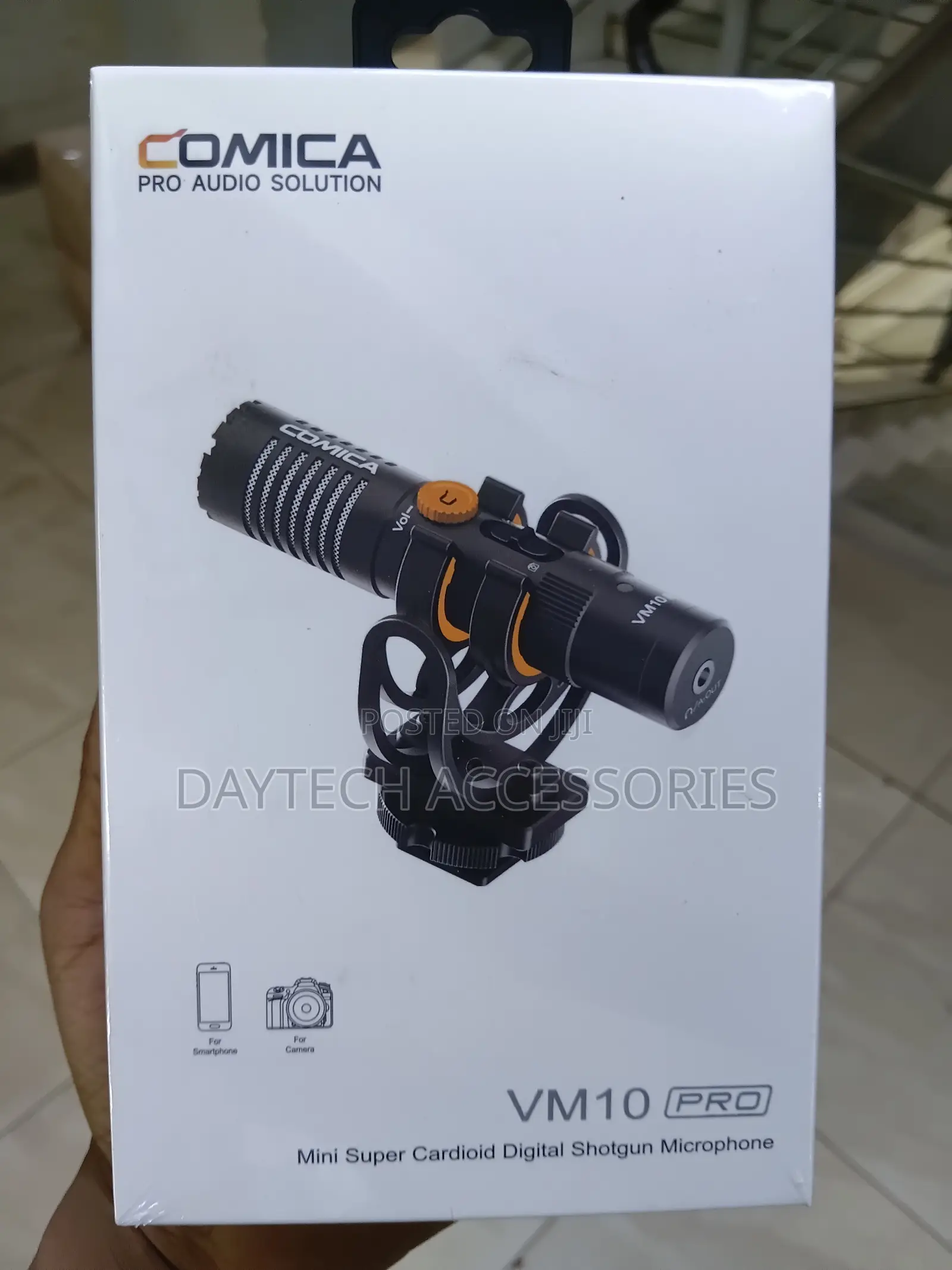 Comica VM10 Pro Camera Shotgun Microphone With Shock Mount