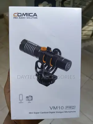 Comica VM10 Pro Camera Shotgun Microphone With Shock Mount