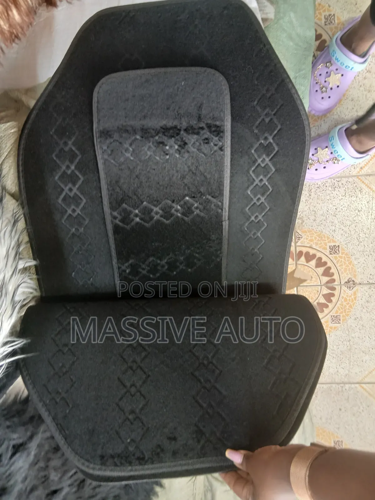 Generic Universal Woolen Car Floor Mats/5 PCS Car Floor Mats