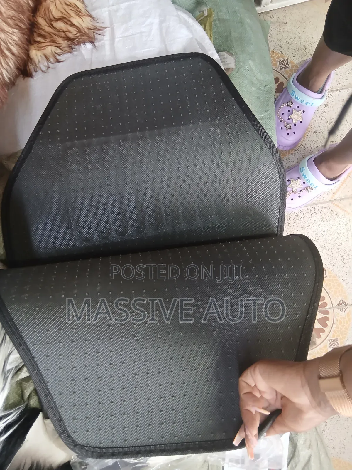 Generic Universal Woolen Car Floor Mats/5 PCS Car Floor Mats