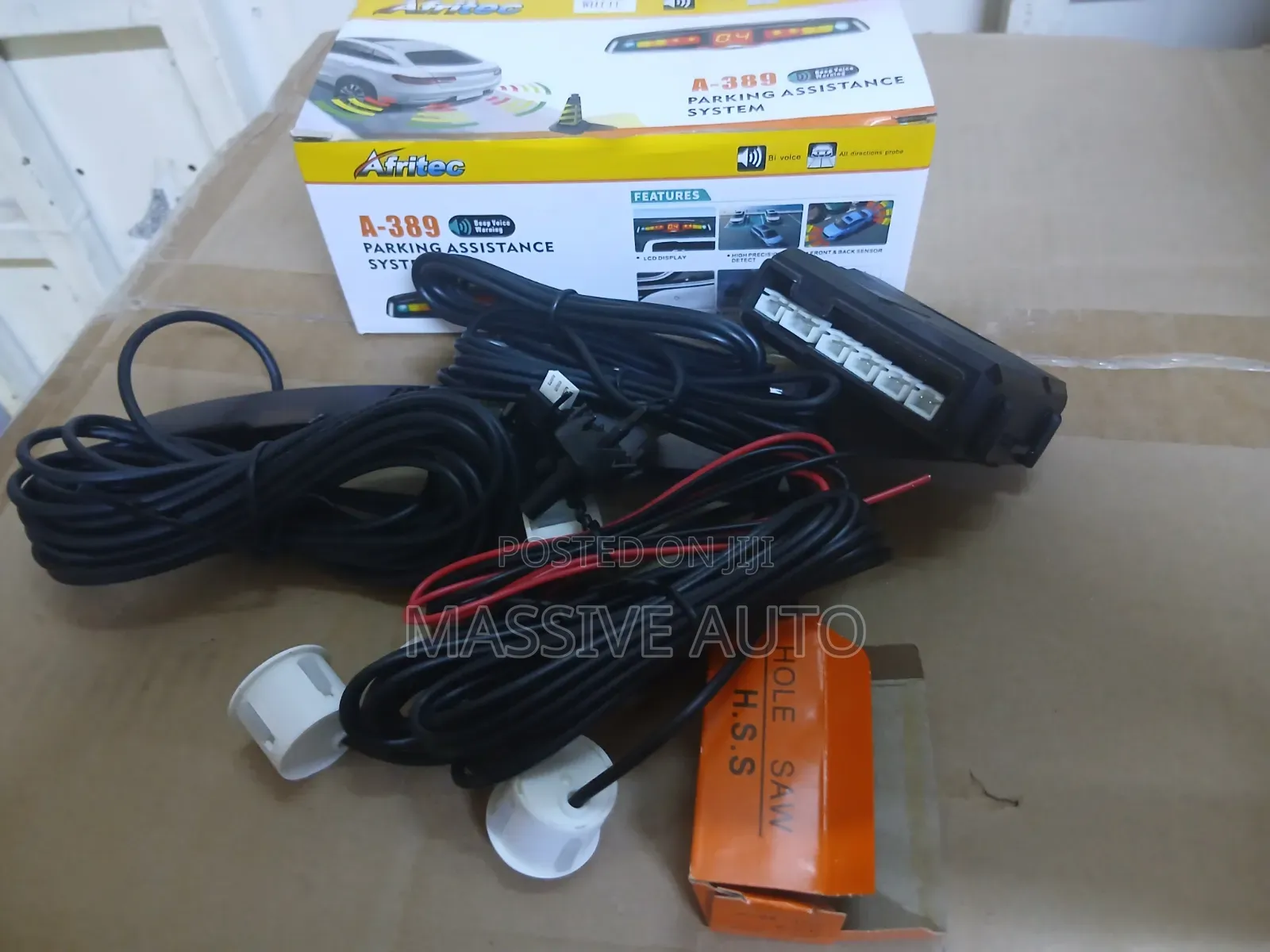 White Colour Afritec Car Parking Sensors