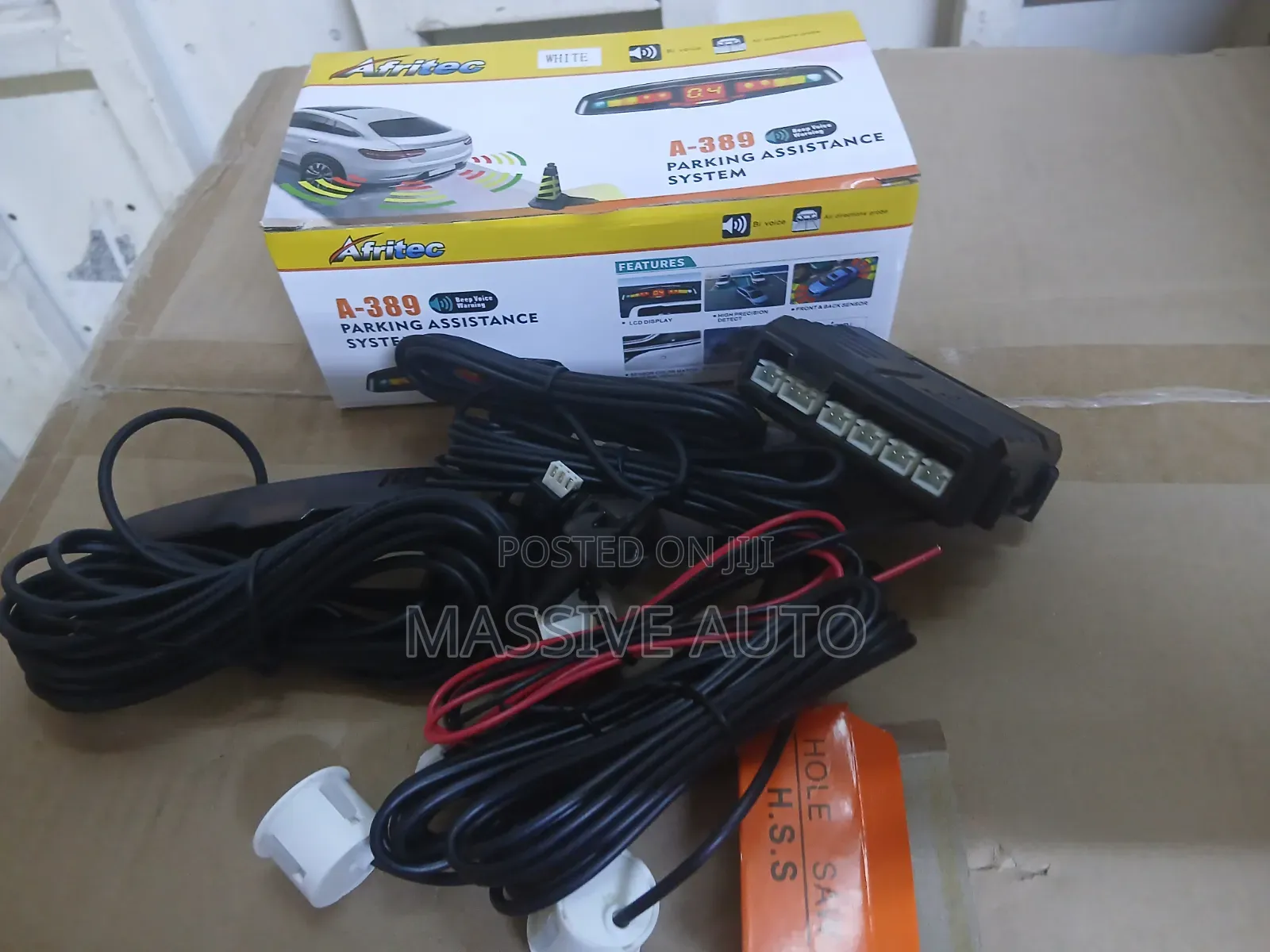 White Colour Afritec Car Parking Sensors