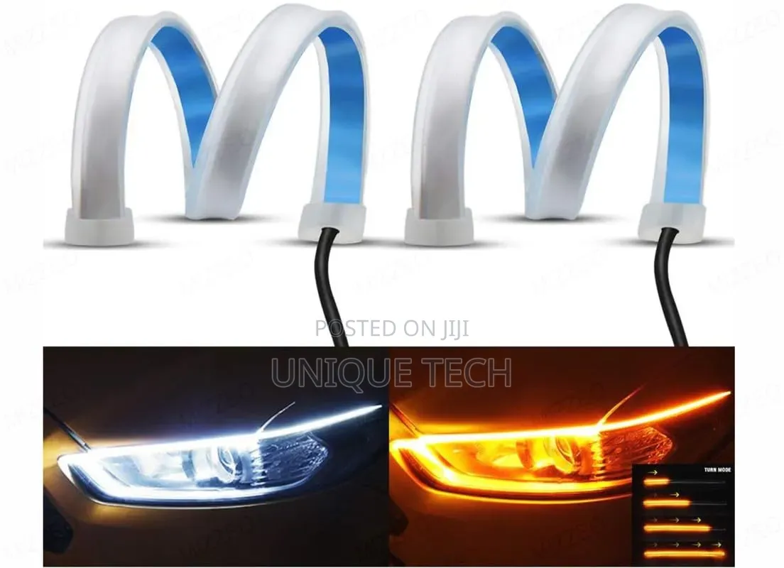 2pcs Universal Car Led DRL Flexible Lights