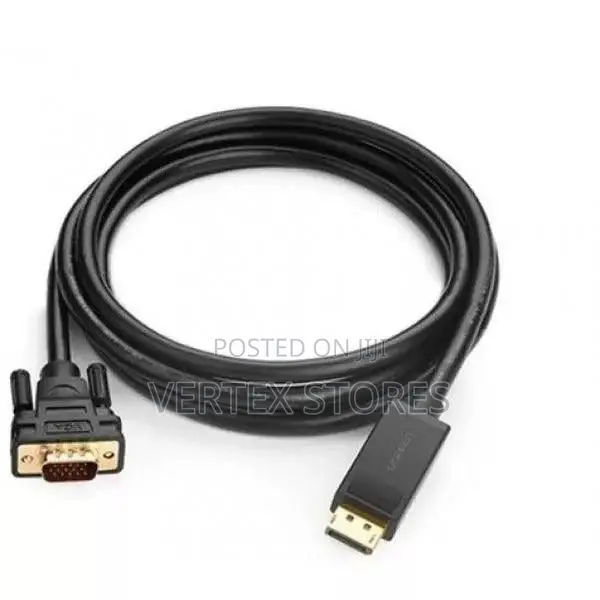 UGREEN DP105 DisplayPort Male to VGA Male Cable (1.5m)