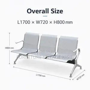 Office Bench;3-Seater Visitor Waiting Bench