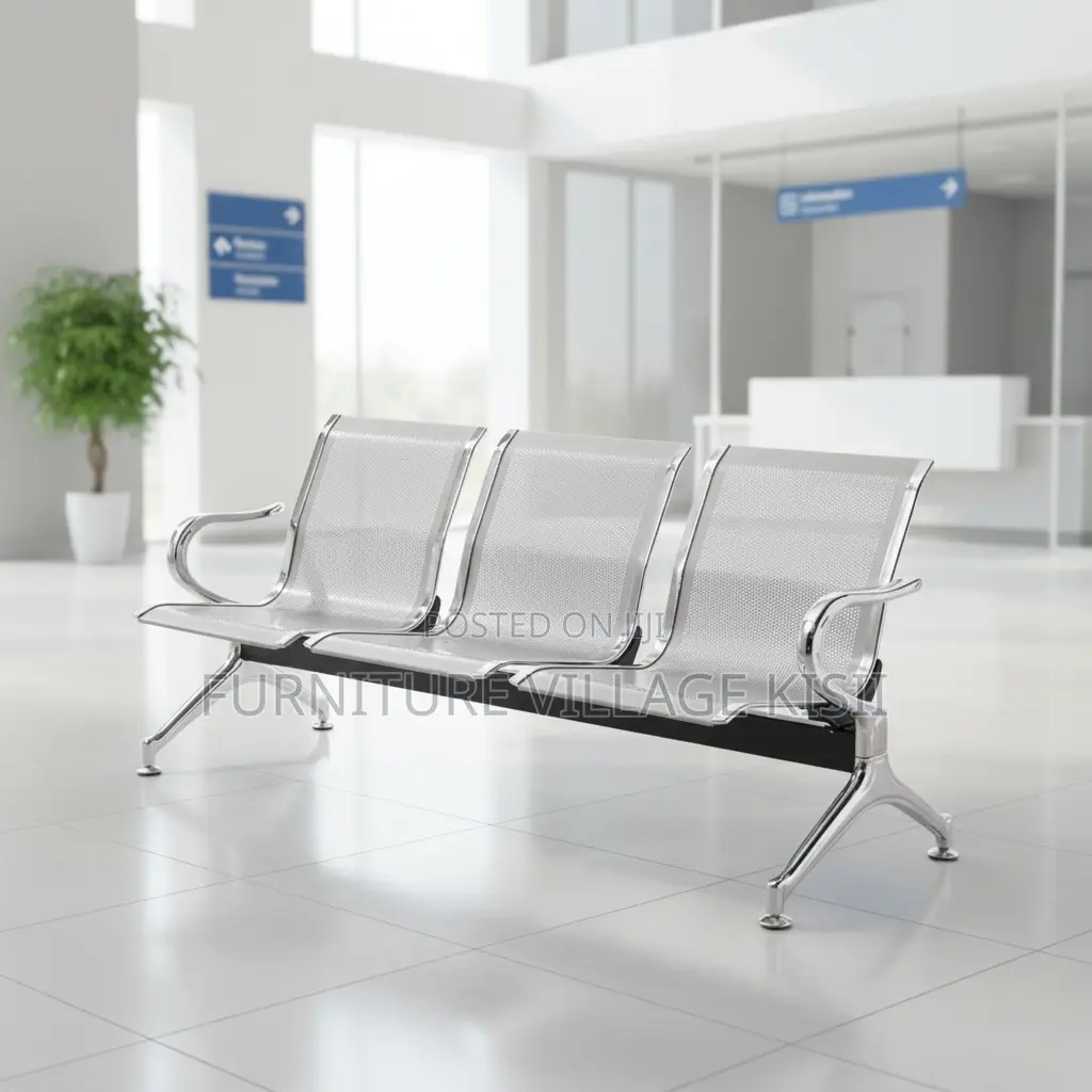 Office Bench;3-Seater Visitor Waiting Bench