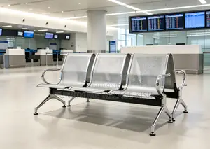Office Bench;3-Seater Visitor Waiting Bench