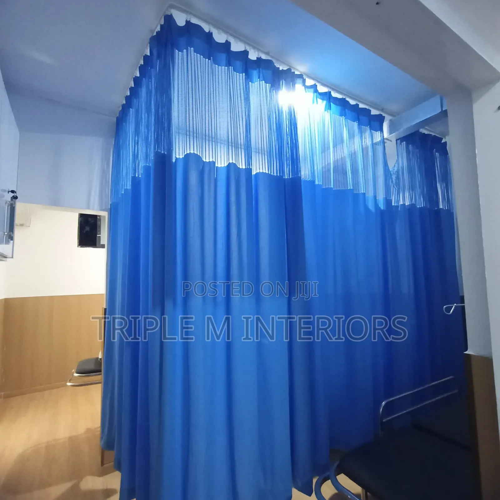 Blue Hospital Curtains