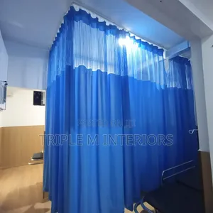 Blue Hospital Curtains
