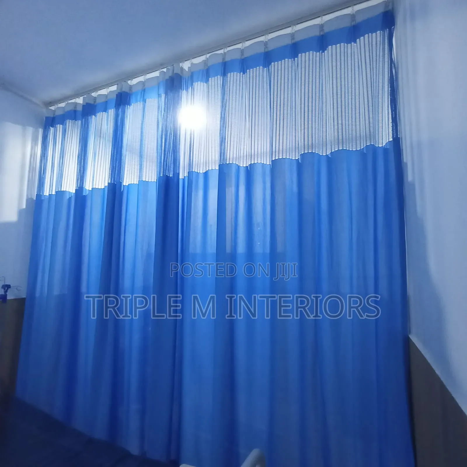Blue Hospital Curtains