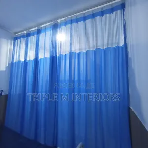 Blue Hospital Curtains