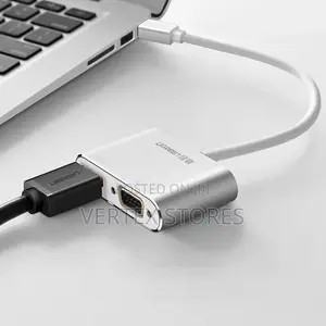 UGREEN MD115 Mini DP to HDMI + VGA Converter -Silver