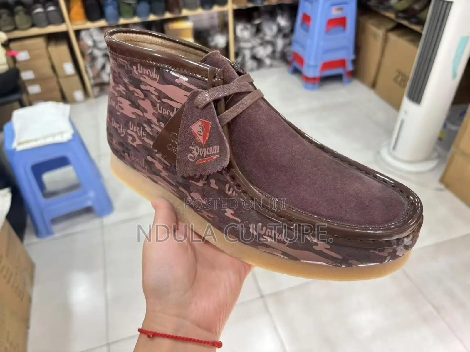 Clarks Originals Unruly X Popcaan Clarks High Cut and Low Cut