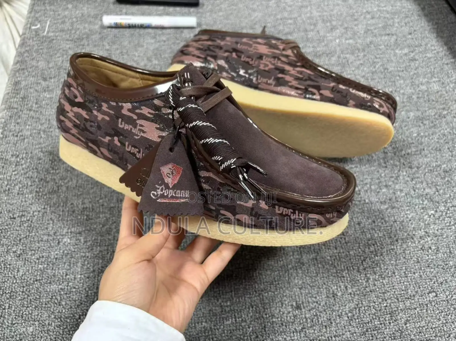 Clarks Originals Unruly X Popcaan Clarks High Cut and Low Cut