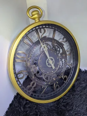 Luxury Vintage Wall Clock – Pocket Watch Design