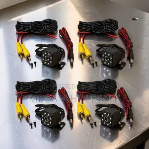 Wide-Angle View Night Vision Back Up 8 LEDs Car Rear Reverse Cameras