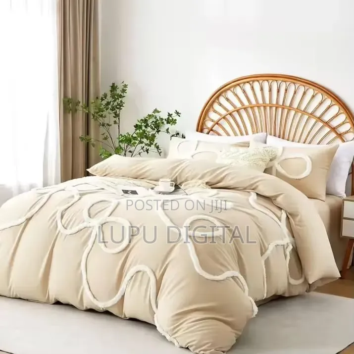Bowknot Tufted Duvet Cover Set*
▫Size:6×7/6×6