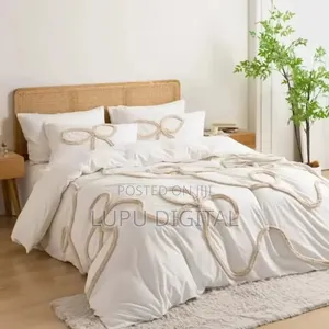 Bowknot Tufted Duvet Cover Set*
▫Size:6×7/6×6
