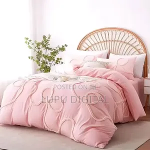 Bowknot Tufted Duvet Cover Set*
▫Size:6×7/6×6