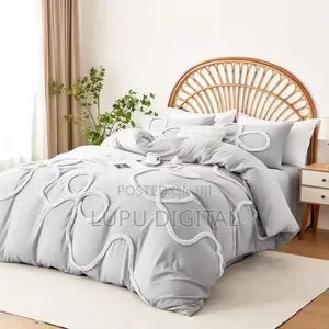 Bowknot Tufted Duvet Cover Set*
▫Size:6×7/6×6