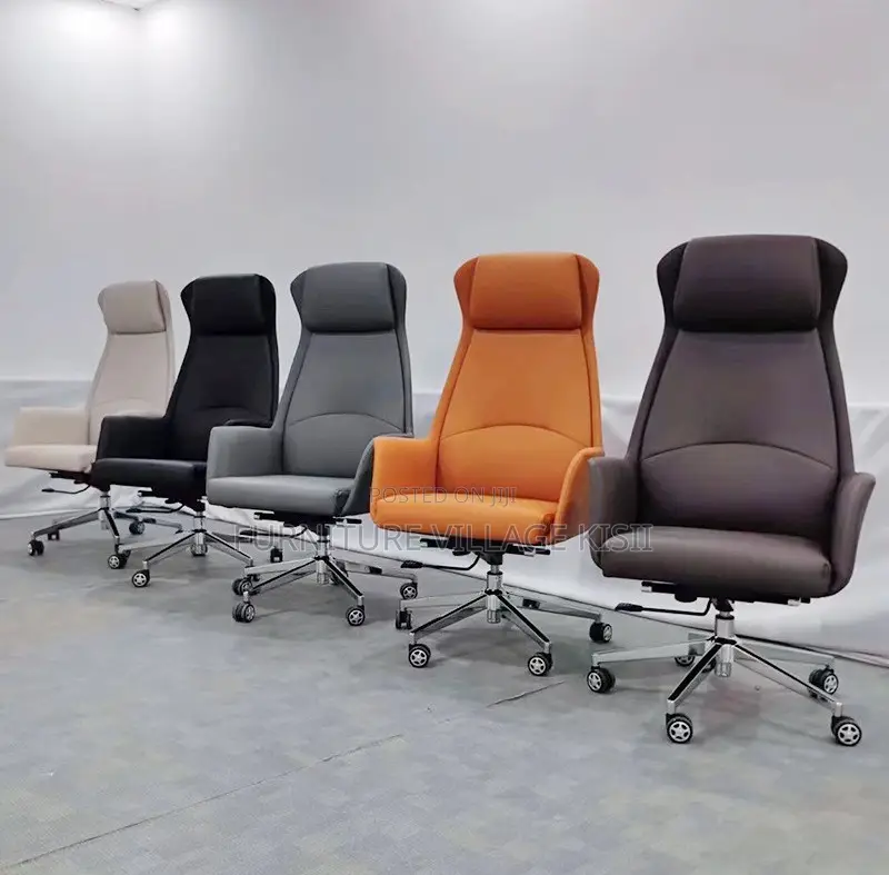 Office Chair;High Back Leather Executive Office Seat