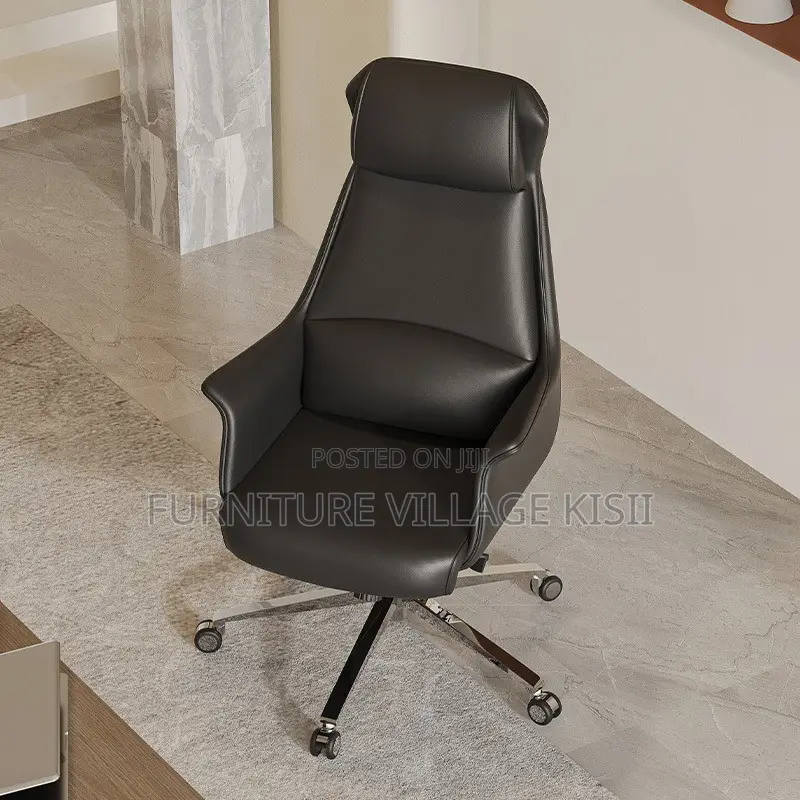 Office Chair;High Back Leather Executive Office Seat
