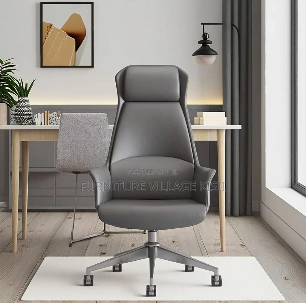 Office Chair;High Back Leather Executive Office Seat