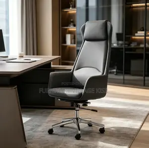 Office Chair;High Back Leather Executive Office Seat