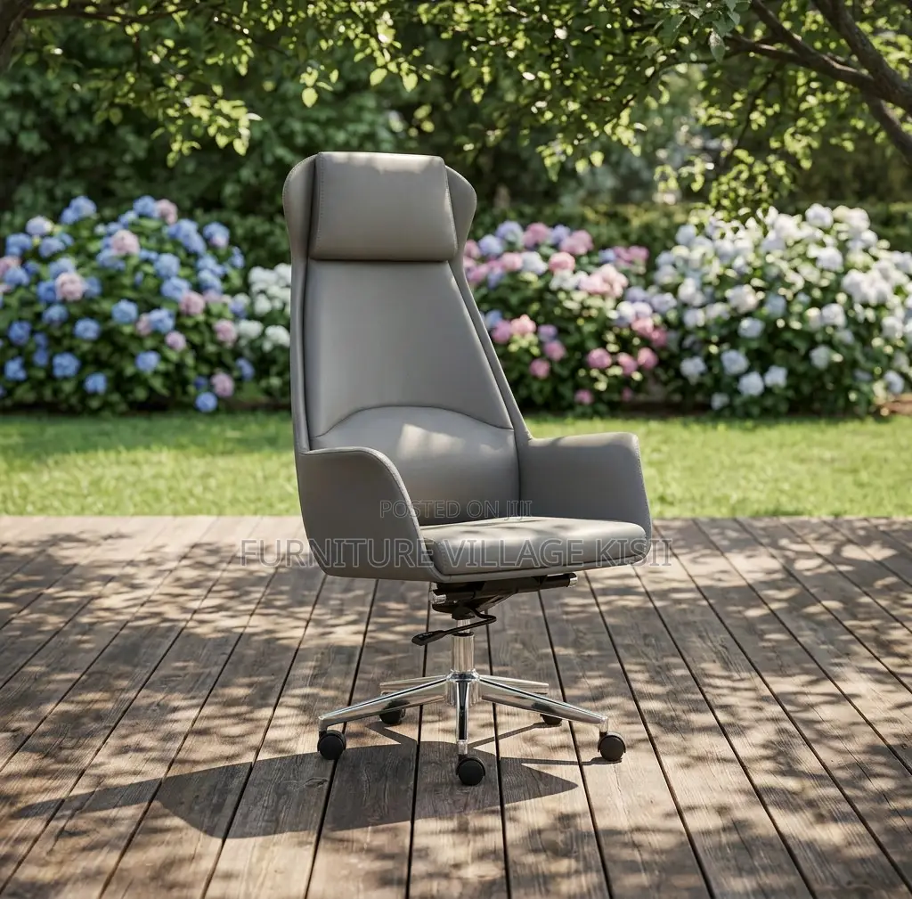 Office Chair;High Back Leather Executive Office Seat