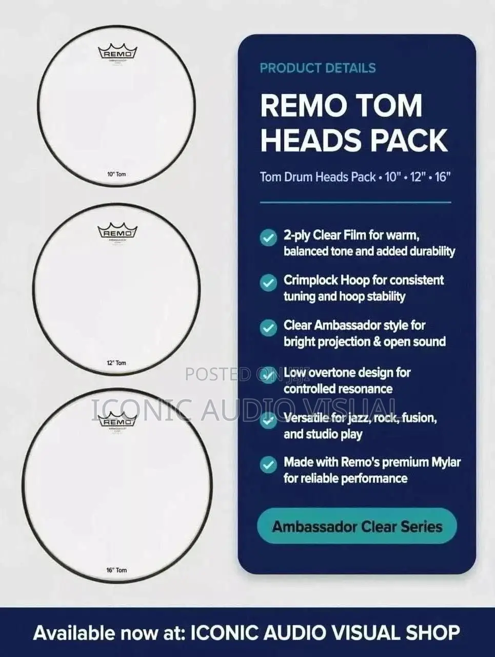 Remo Ambassador Toms Heads