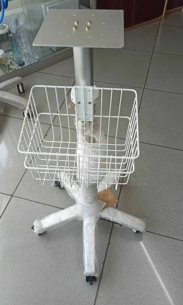 Mobile Vital Sign/Patient Monitor Stand With Wheels(Height Adjustable)