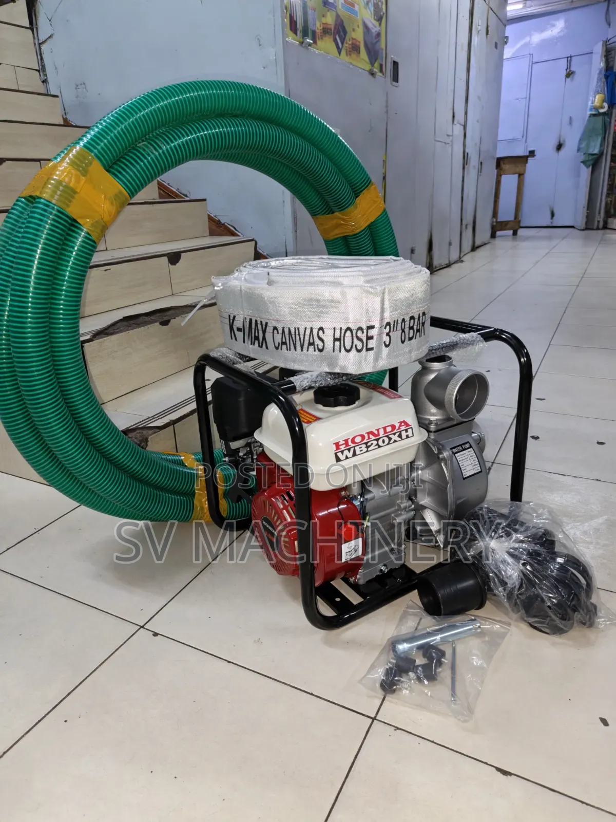 Heavy Duty Combo 8.5hp 3" Honda Petrol Water Pump
