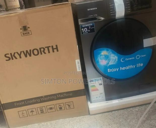 Skyworth Front Loading Washer & Dryer Combo Appliance. ... - main view
