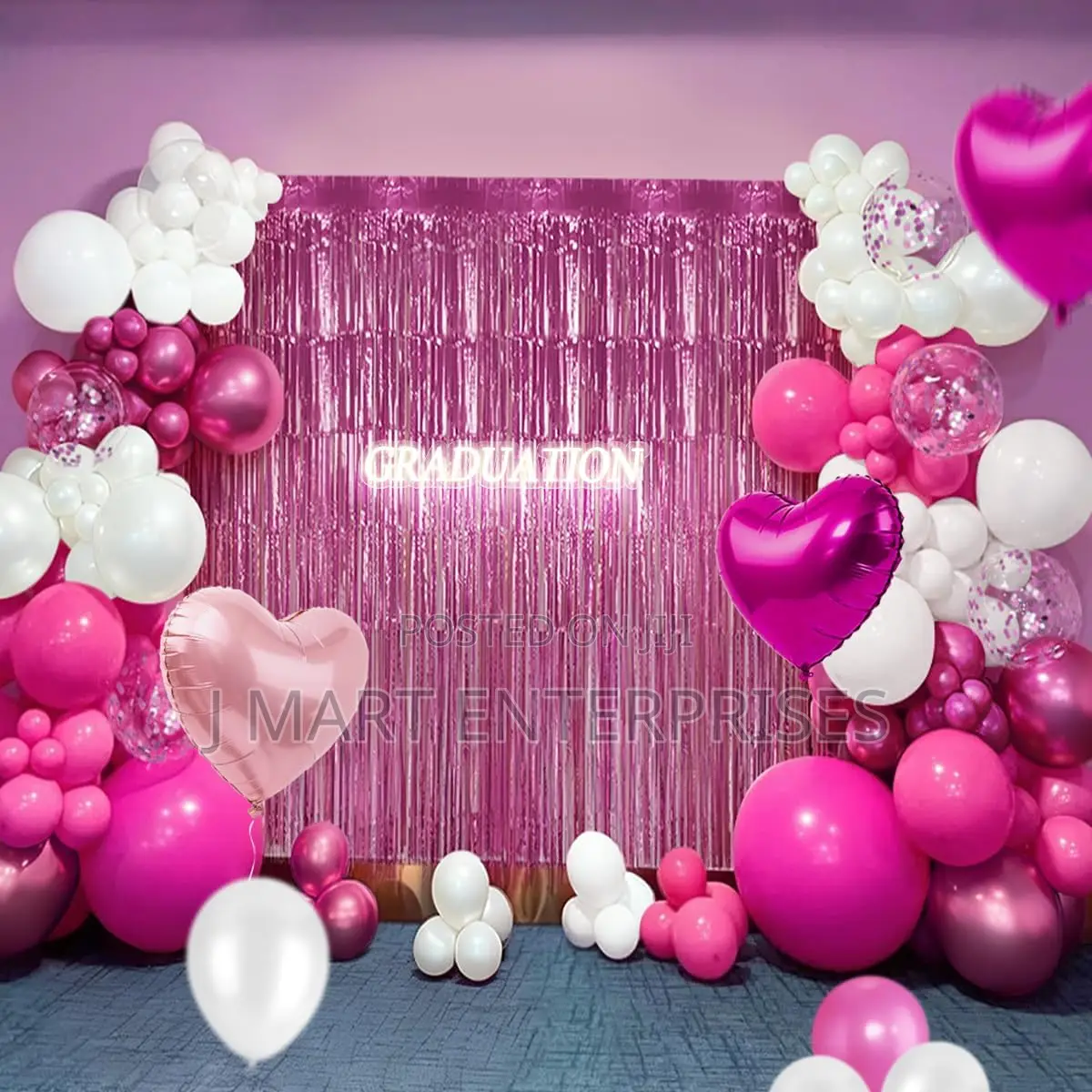 Pink Garland Installations Decor Indoor