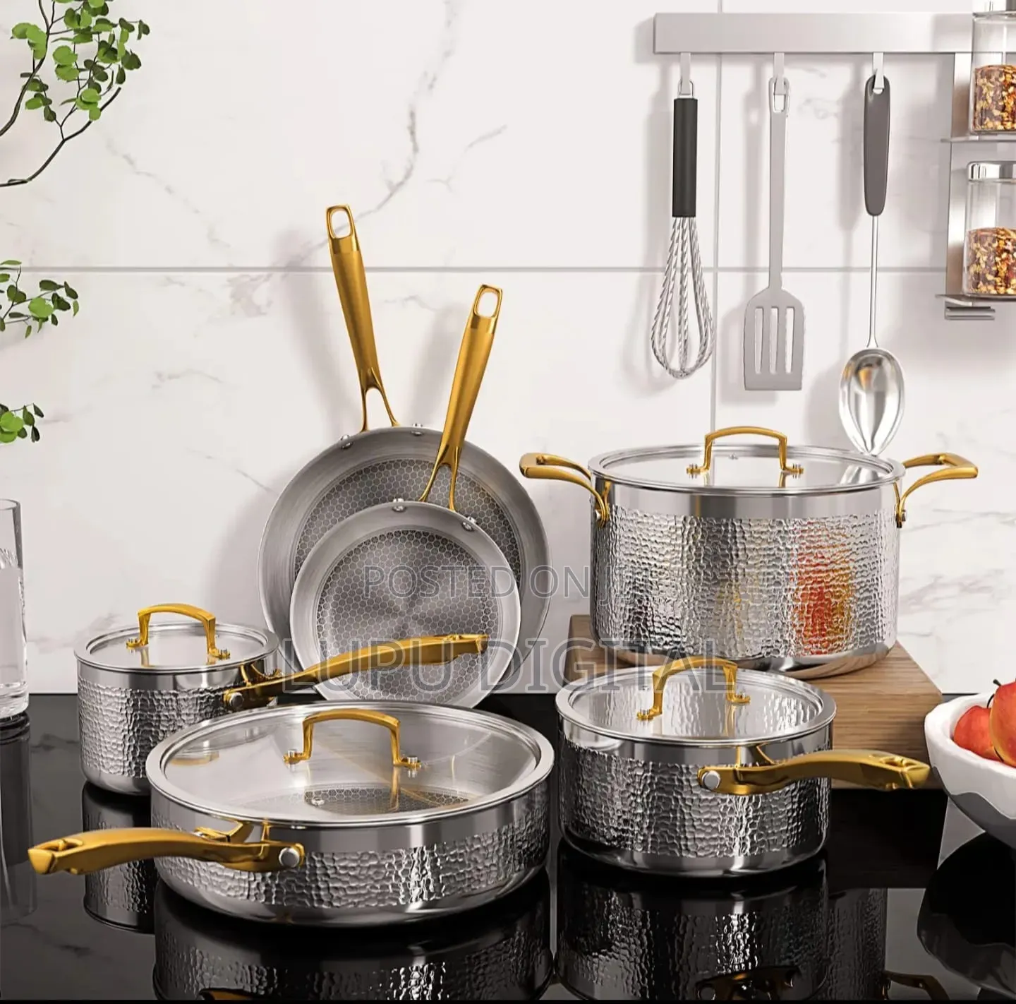 New Inn Stainless Steel Cookware Set