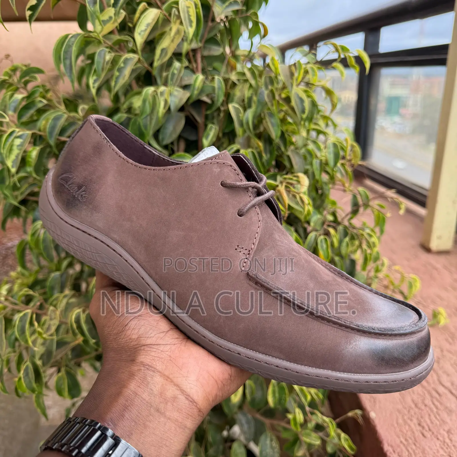 Clarks Pure Leather and Rubber Sole Casuals