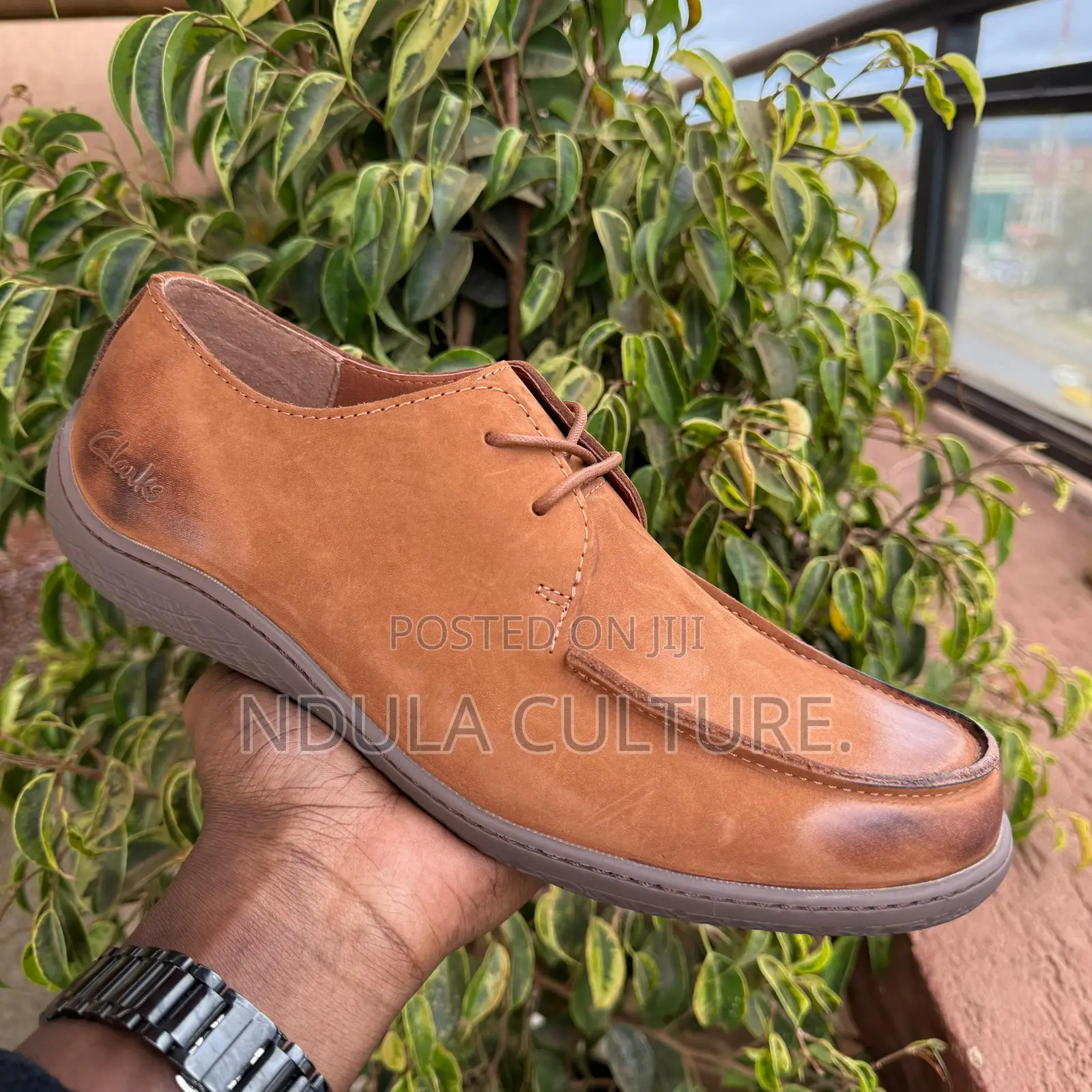 Clarks Pure Leather and Rubber Sole Casuals