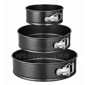 3pcs Non-Stick Round Cake Mould (Chu