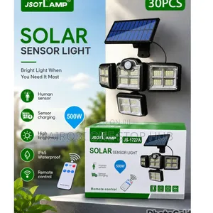 500Watts Four Head Solar Sensor Light