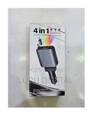 E1 4 in 1 Super Fast Phone Charger + RGB Light