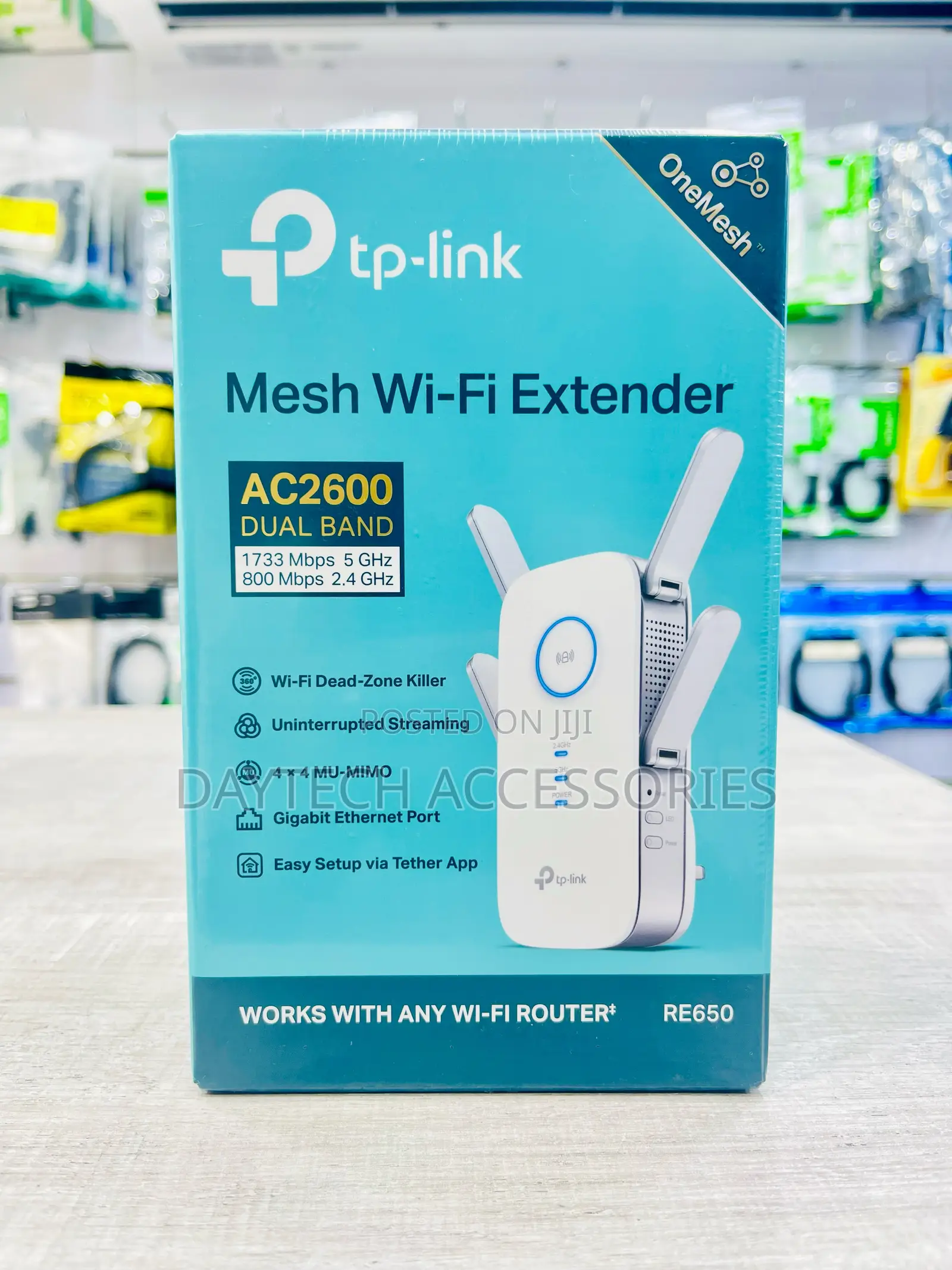 TP-Link AC2600 Wi-Fi Range Extender (TL-RE650) 4 Antennas.