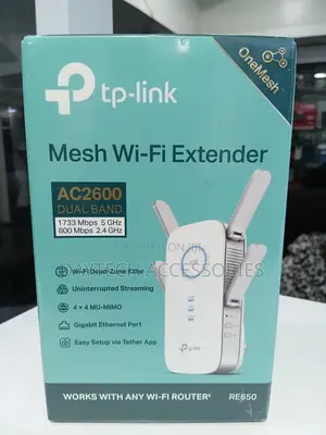 TP-Link AC2600 Wi-Fi Range Extender (TL-RE650) 4 Antennas.